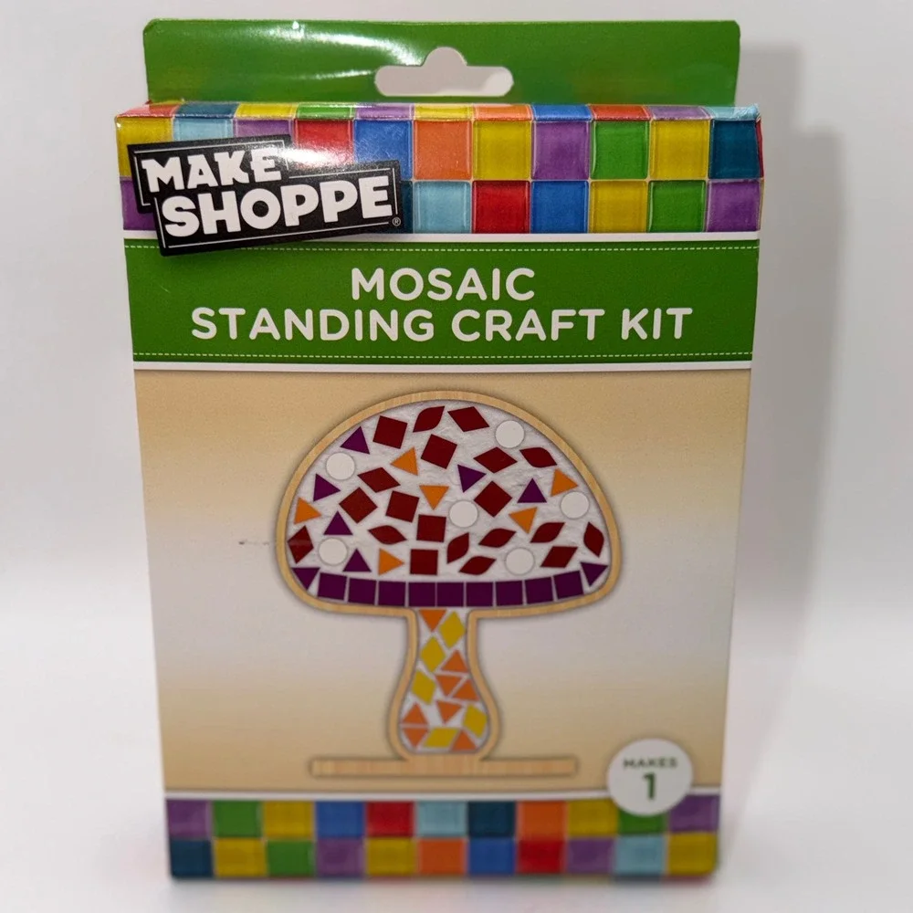Make Shoppe Mosaic Craft Kit Bundle DIY Creative Arts Activity Kidcore 5pk